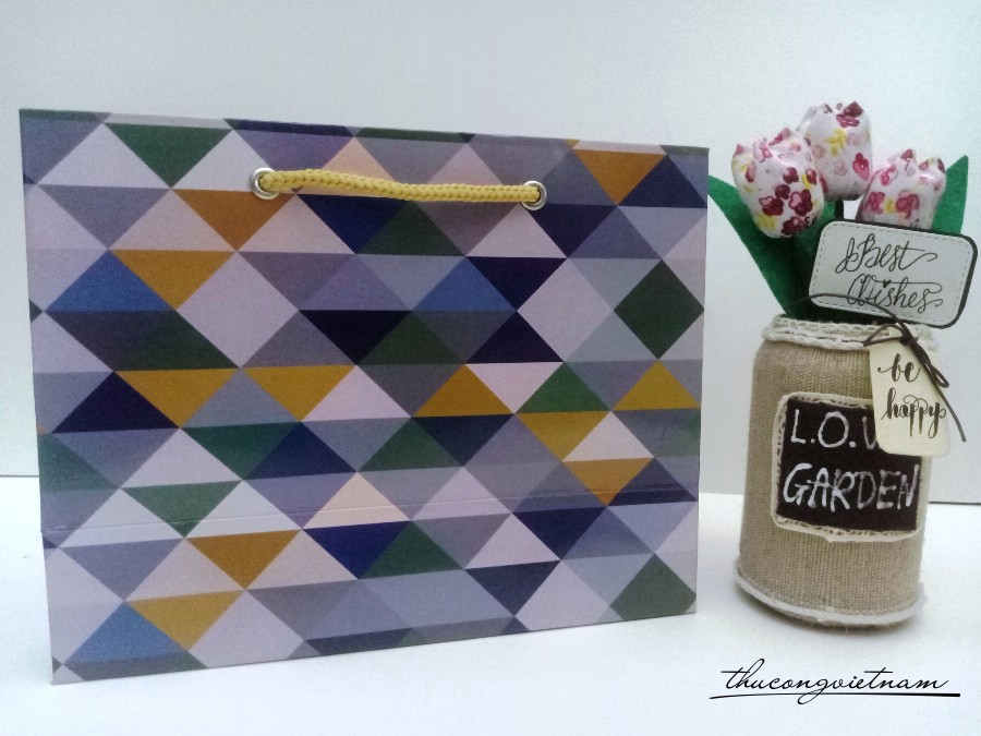 Túi giấy đựng quà B23 23x18x10cm